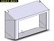 Isometric view of seatbox design